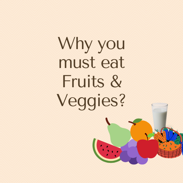 Why You Must Eat Fruits & Veggies?