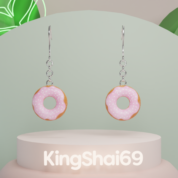 Doughnut earrings