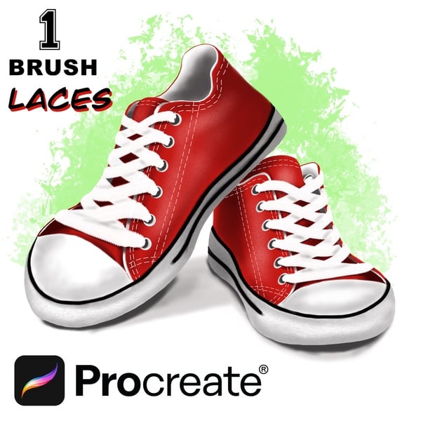 Brushes for Procreate | Laces (1 brush) by KatiSketchArt