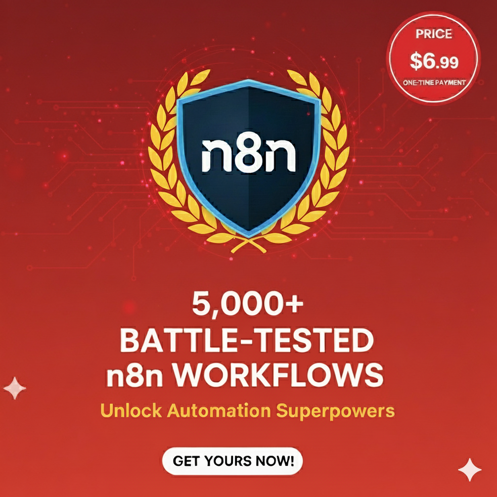 N8N Workflow 5000+ Ready to Use