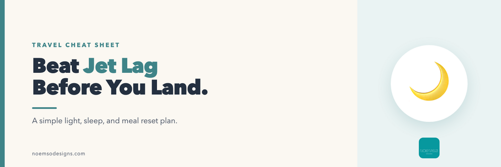 Beat Jet Lag Before You Land.