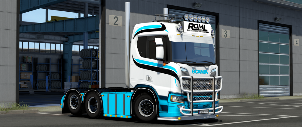 Dolphin Scania R 2016 Skin by VictorSE Graphic Design
