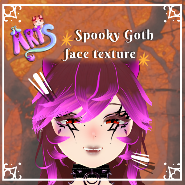 Spooky Goth (makeup texture)
