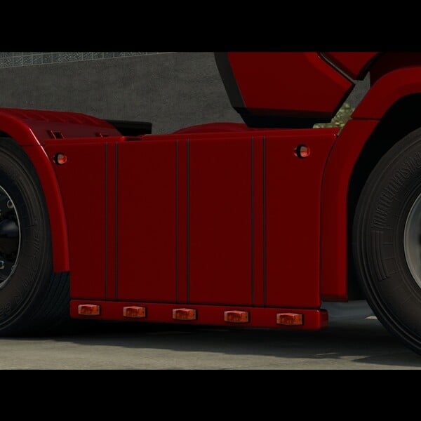 Sideskirt pour châssis 6x2,6x4 court scania nextgen R&Sscs by 3D model art ets2