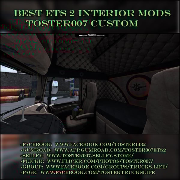 Interior DAF Euro 6 Holland ETS 2 #5 by Toster007