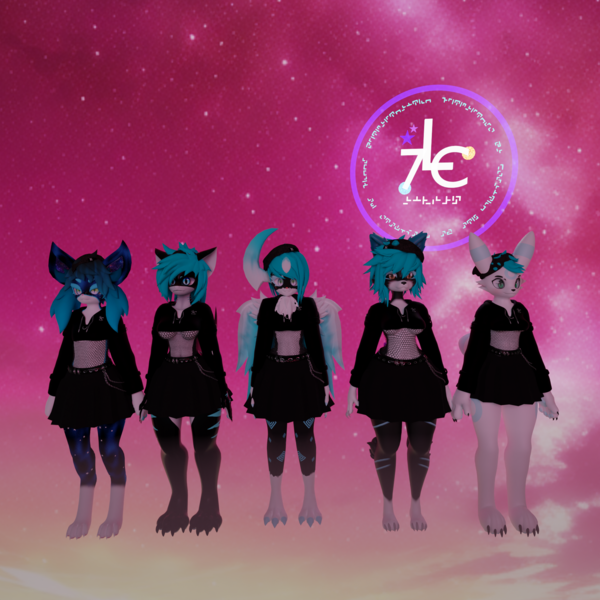 Girly Cloth for Spectrum, ArkoShark, Bunnic, Eclipse, Katress & Roadie