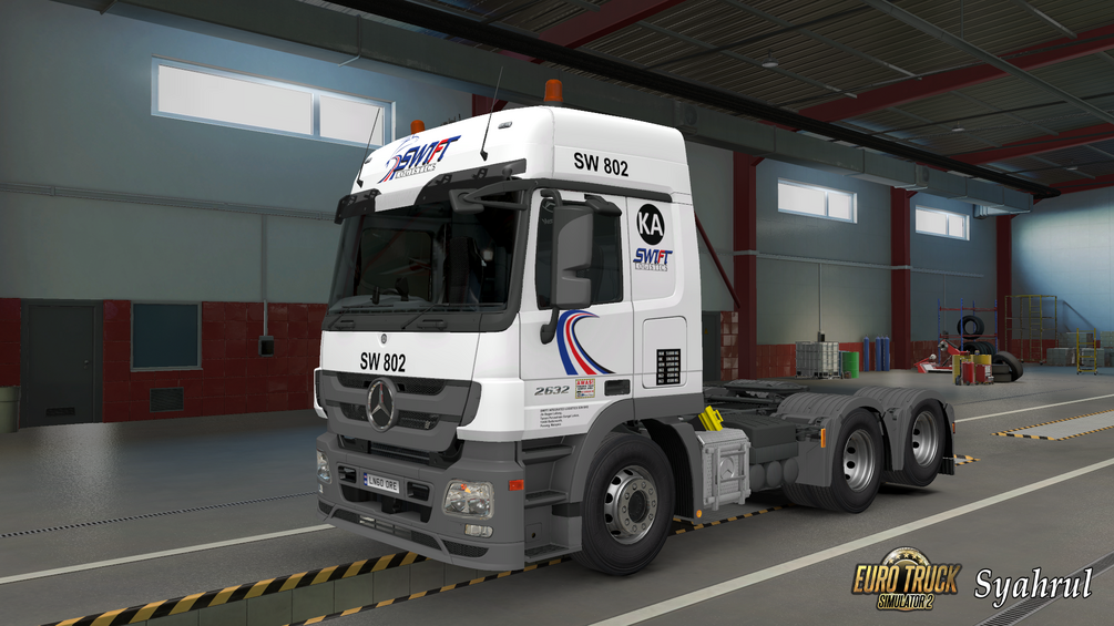 [ETS2] Mercedes Actros MP3 | SWIFT INTEGRATED LOGISTICS SDN BHD [Truck Skin Only] by Syahrul Itasha Truckstyling 痛トラック