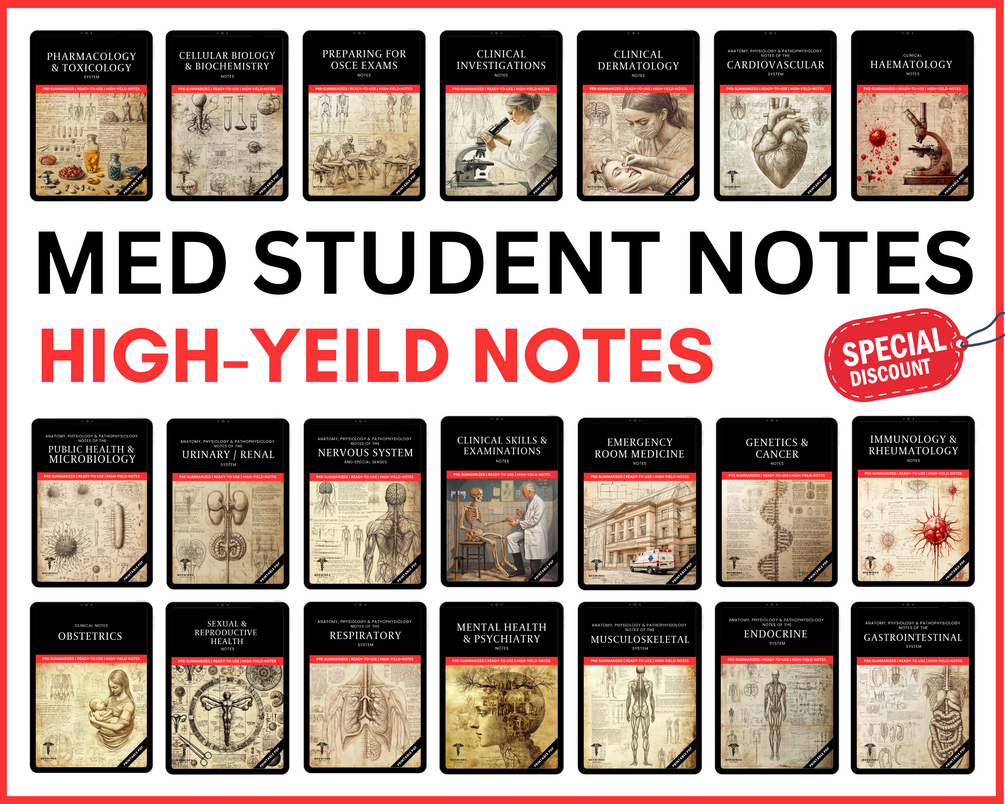High-Yield Medical Study Notes for Medical Students