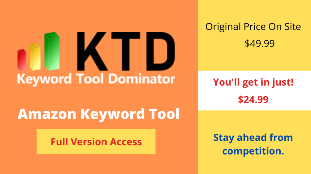 Keyword Tool Dominator (Amazon Keyword Tool) Account