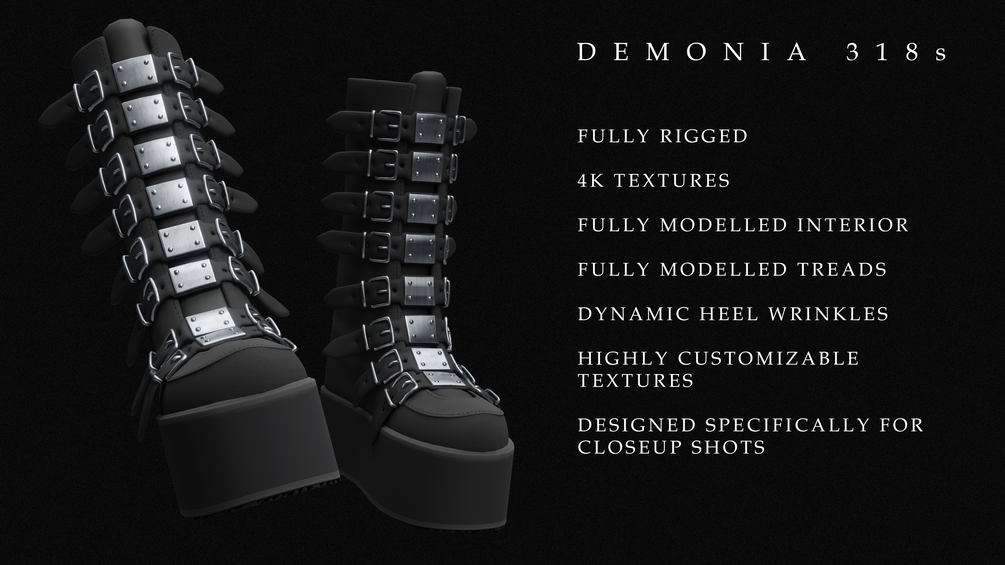 3D model Demonya Shoes VR / AR / low-poly