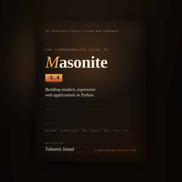 Cover of The Comprehensive Guide to Masonite 5.4