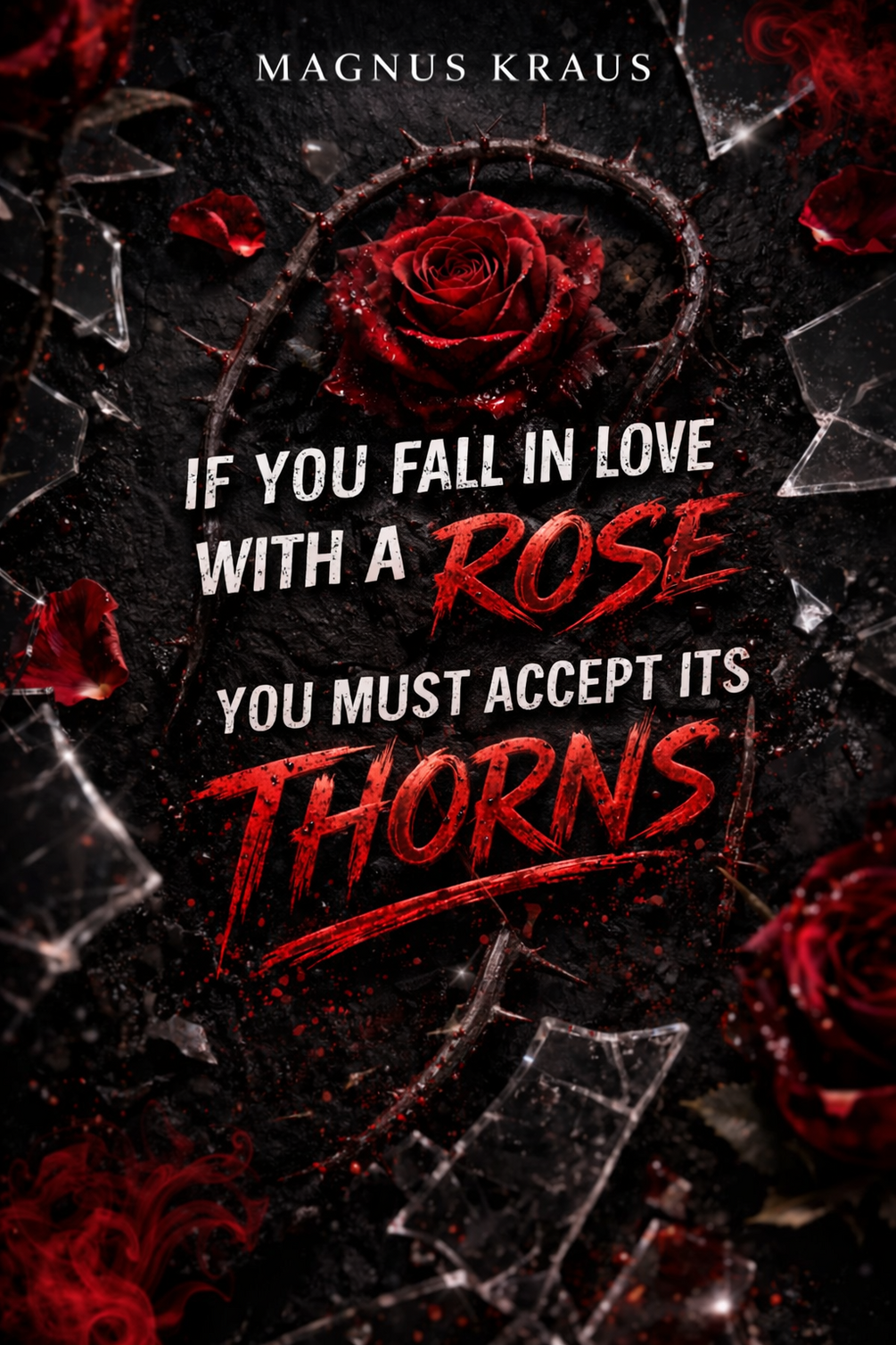 If you fall in love with a rose, you must accept its thorns - Book Cover