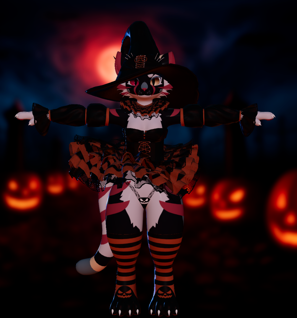 Lil' Witch Mayu showcase render 1