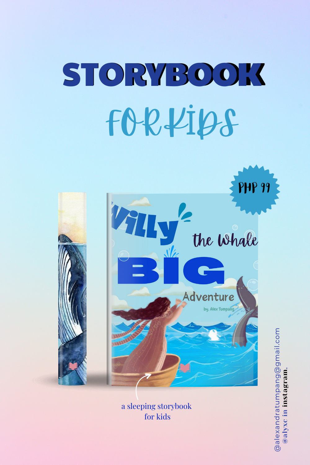 "Willy the whale BIG Adventure" - a bedtime storybook for kids