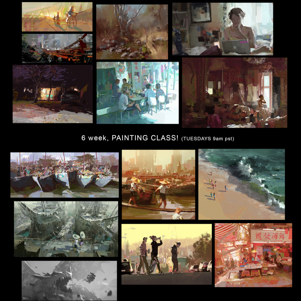 6 Week Painting Class by Zac Retz