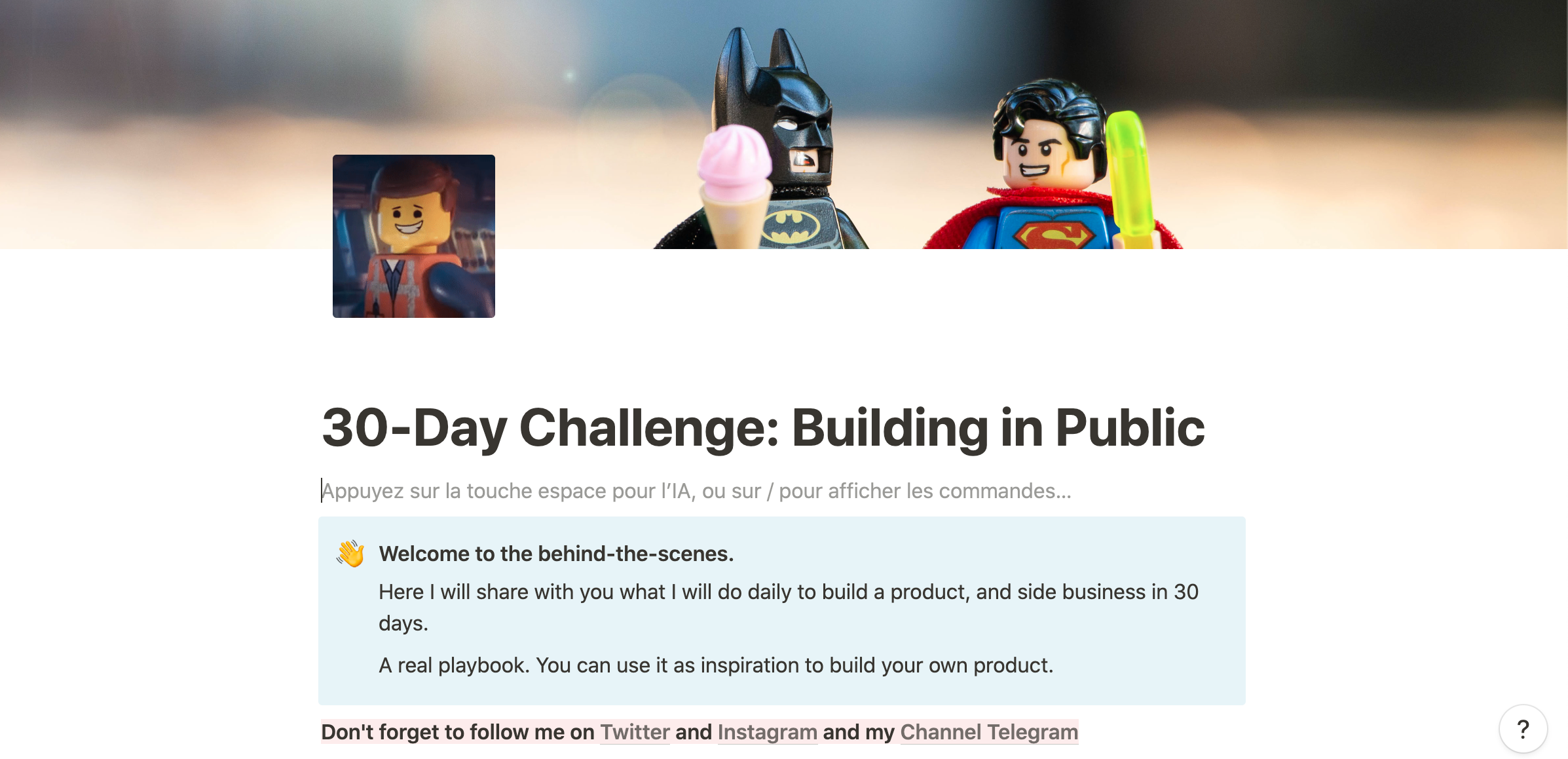 30 day batman discount challenge