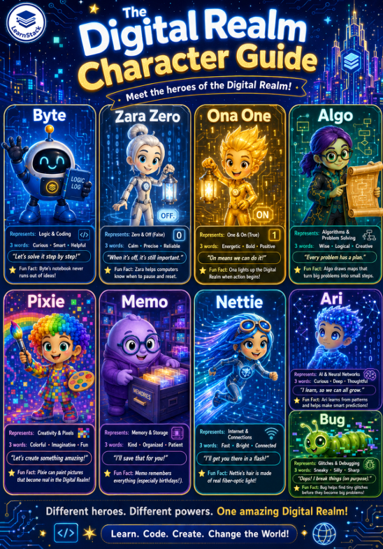 Computer Science Basics For Young Minds — Visual Tech Guide for Kids Ages 11–14 preview image 3