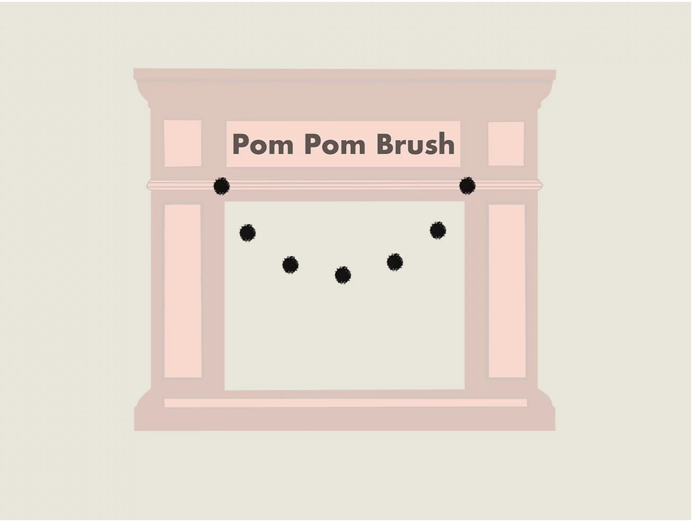 Pom Pom Brush