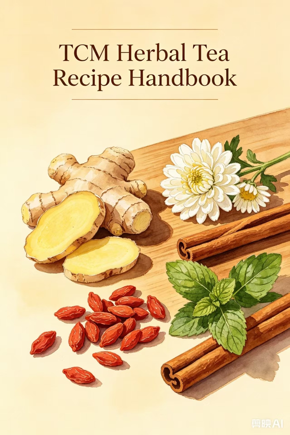 TCM Kräutertee-Rezepthandbuch Cover