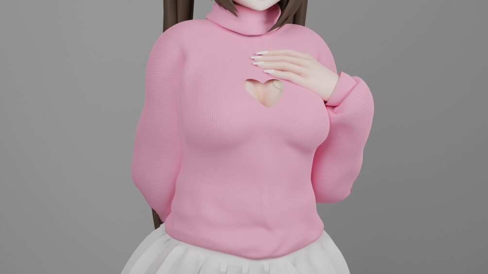 [ Heart Window Sweater ]