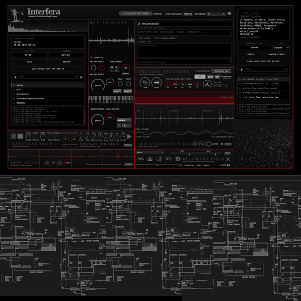 Interfera \ Geosonic Field Recordings Engine