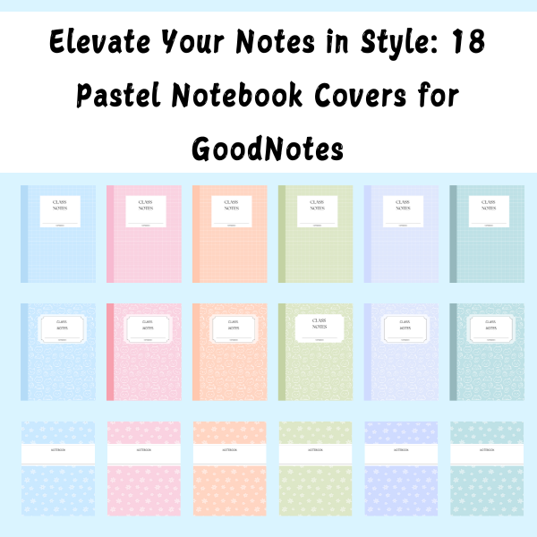 Very Stylish Notebook Covers For Goodnotes