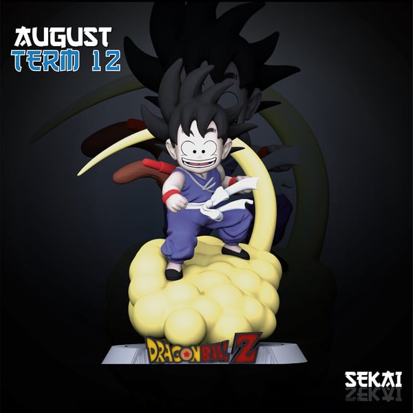 Goku in the Cloud Sculpture - Sekai 3D Models - Tested and Ready for 3D printing