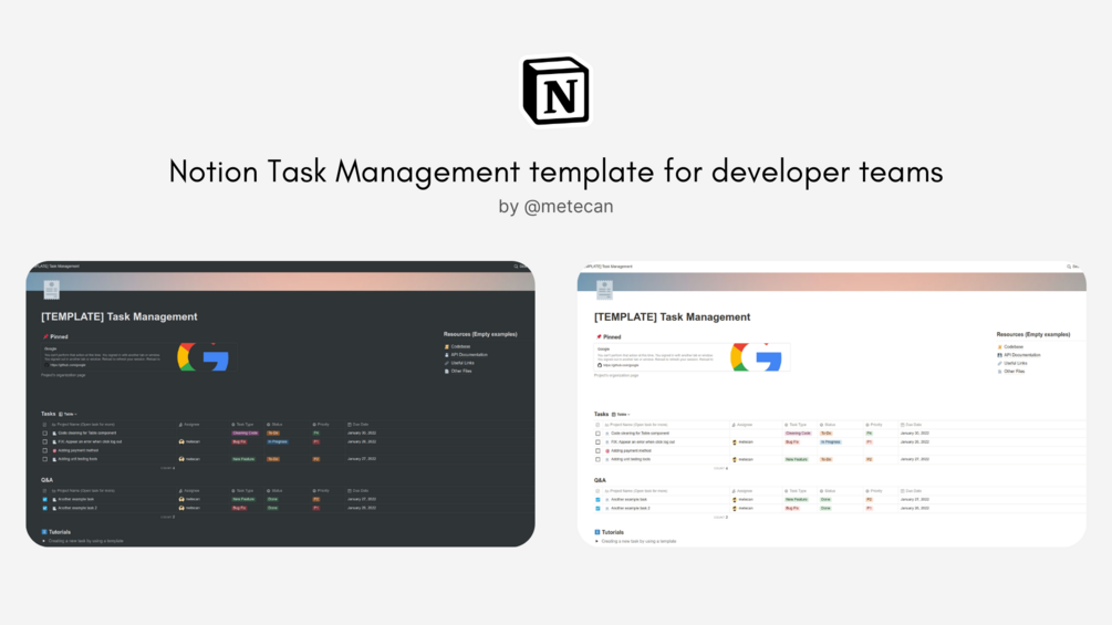 Notion Task Management Template