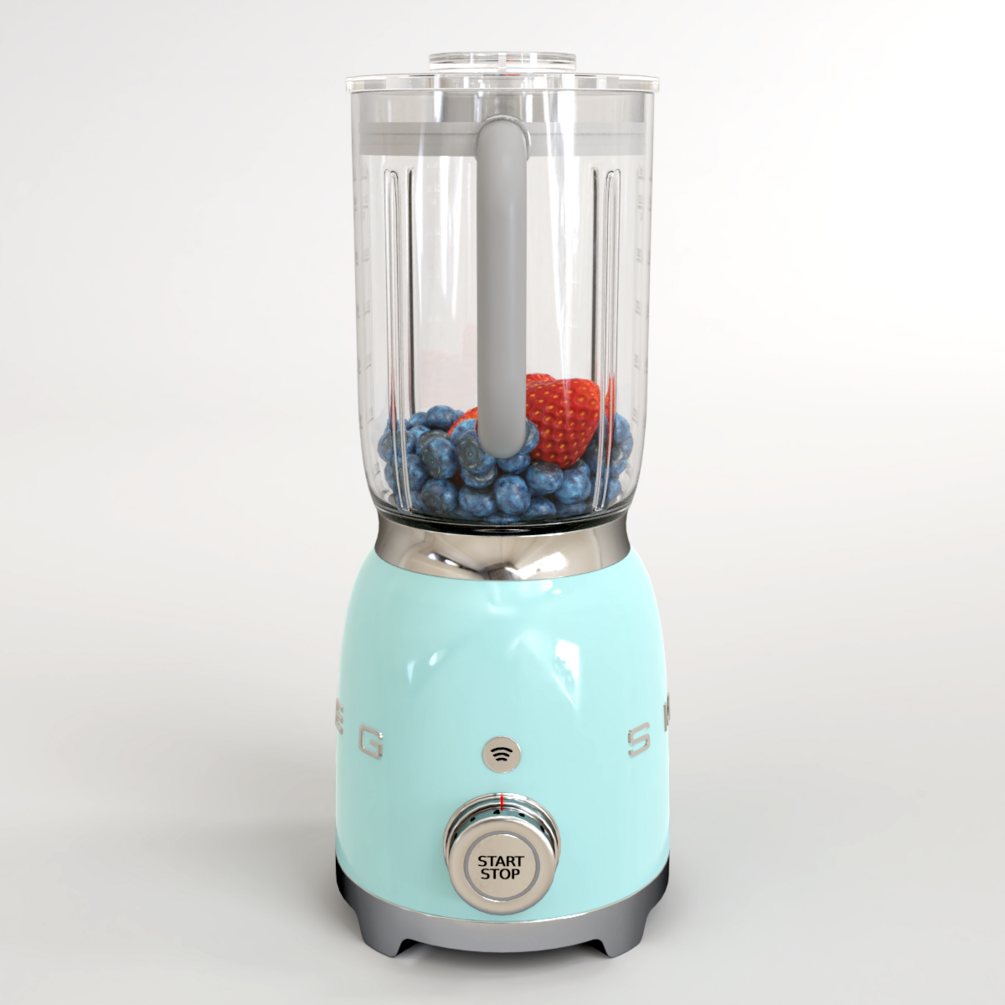 Retro Style Blender Pastel Blue, SMEG