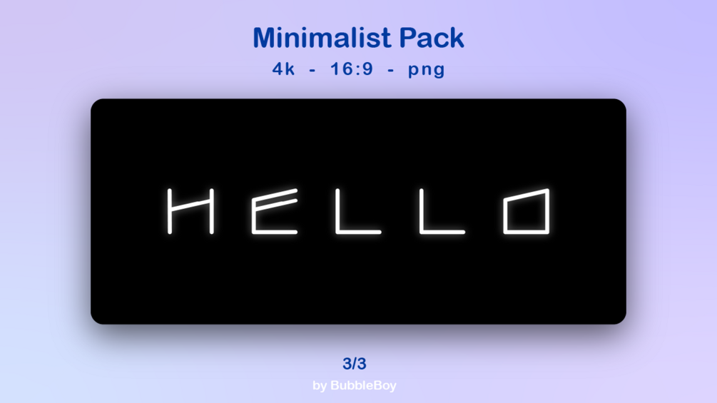[4k] Minimalist Wallpaper Pack | Desktop