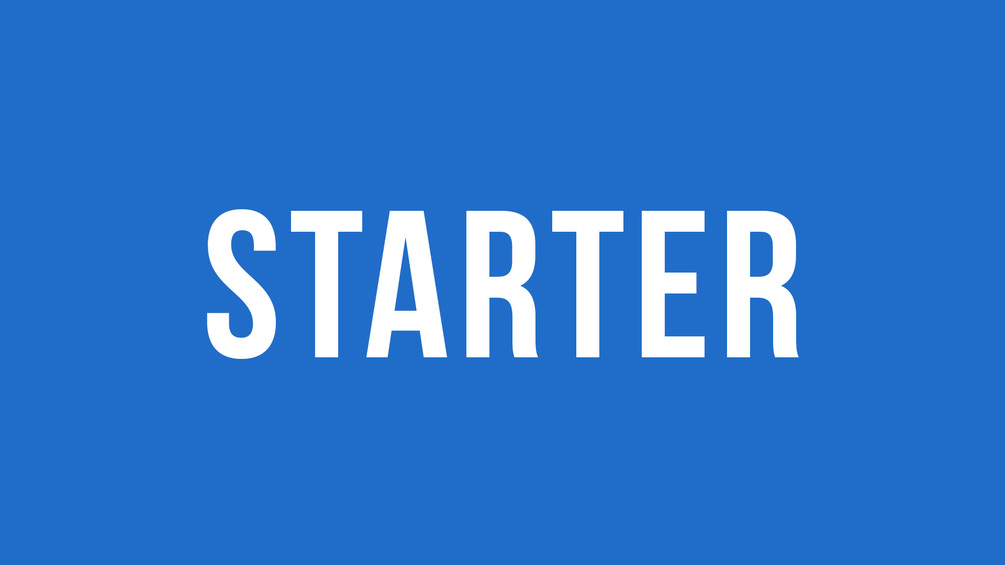 Starter web stranica
