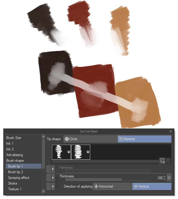 CSP Brushes Rough Flat and Mechanical Pencil