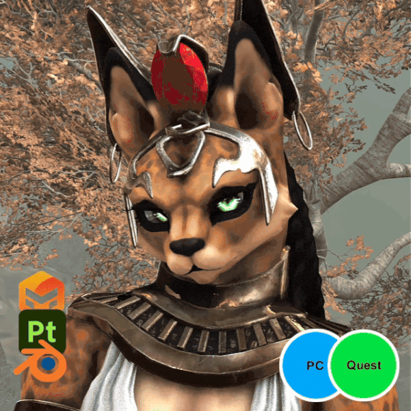 BASTET | FELINE GODDESS (PC, QUEST, OPTI, VRCFT)