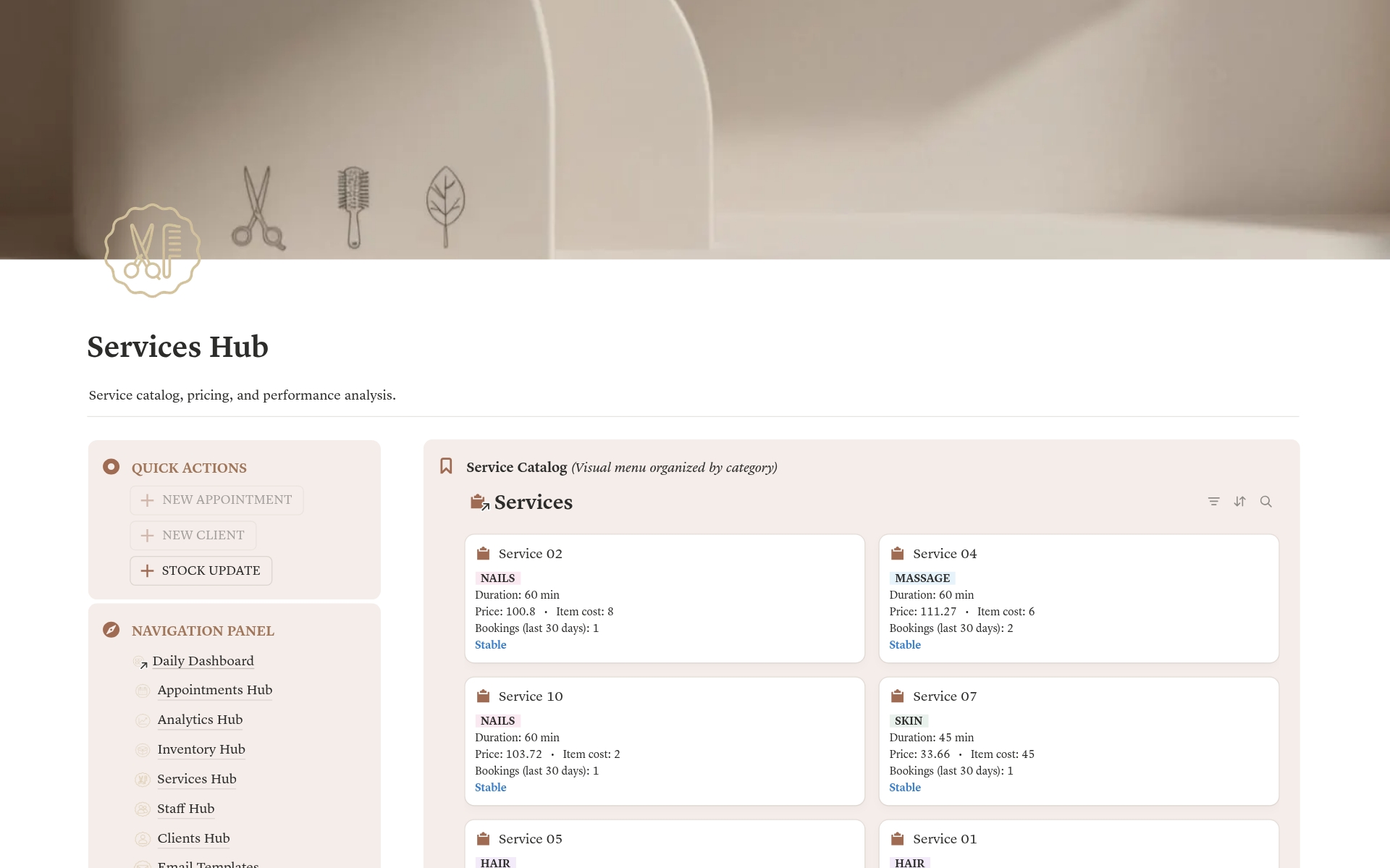 Salon & Spa Business OS - view 5