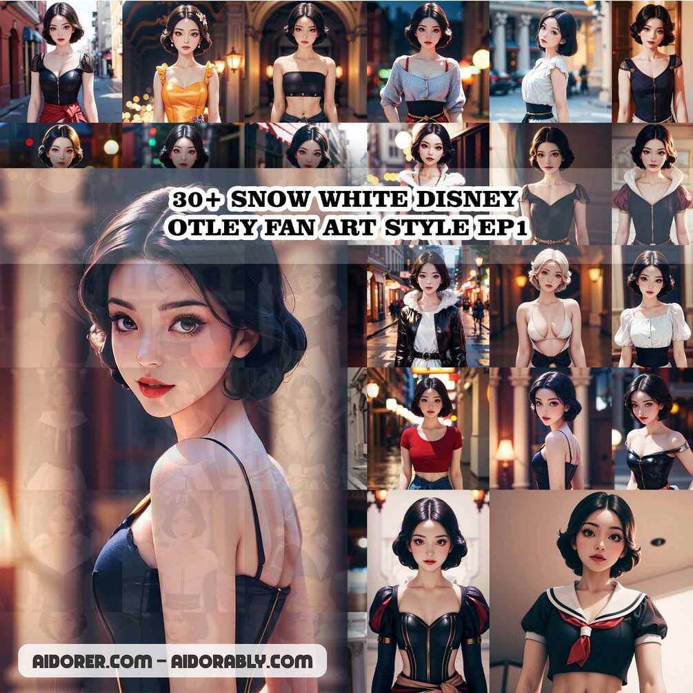 30+ SNOW WHITE DISNEY OTLEY FAN ART STYLE EP1