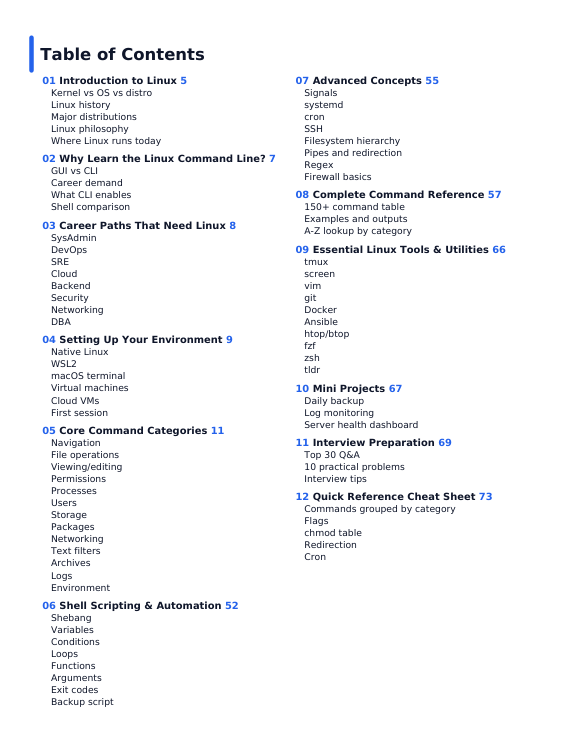 Linux Commands Bible 2026 Edition – Complete Command-Line Handbook by LearnStack preview image 10