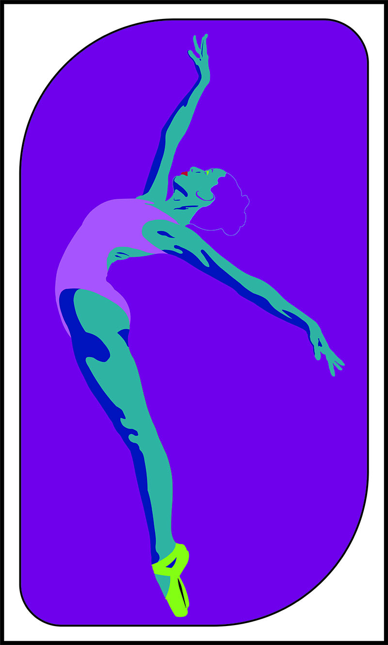 Ballet posters purple 