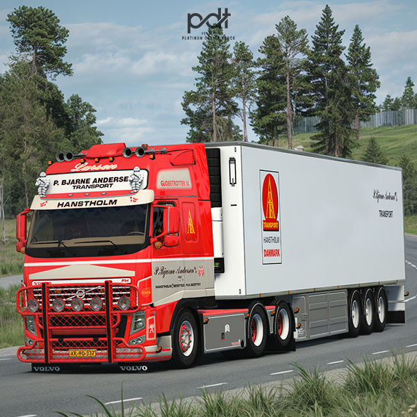 Volvo FH3 + Trailer "P.Bjarne Andersen" by PlatinumDesignTruck