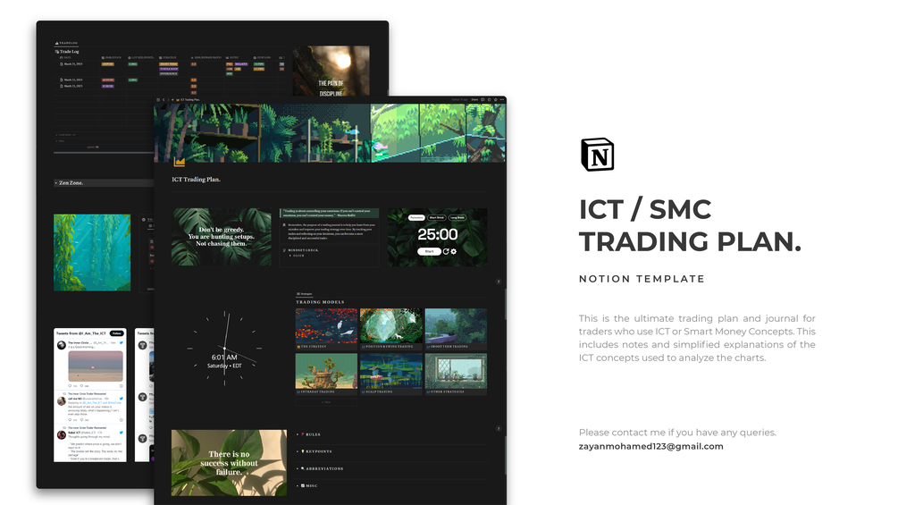 ICT / SMC Trading Plan & Journal