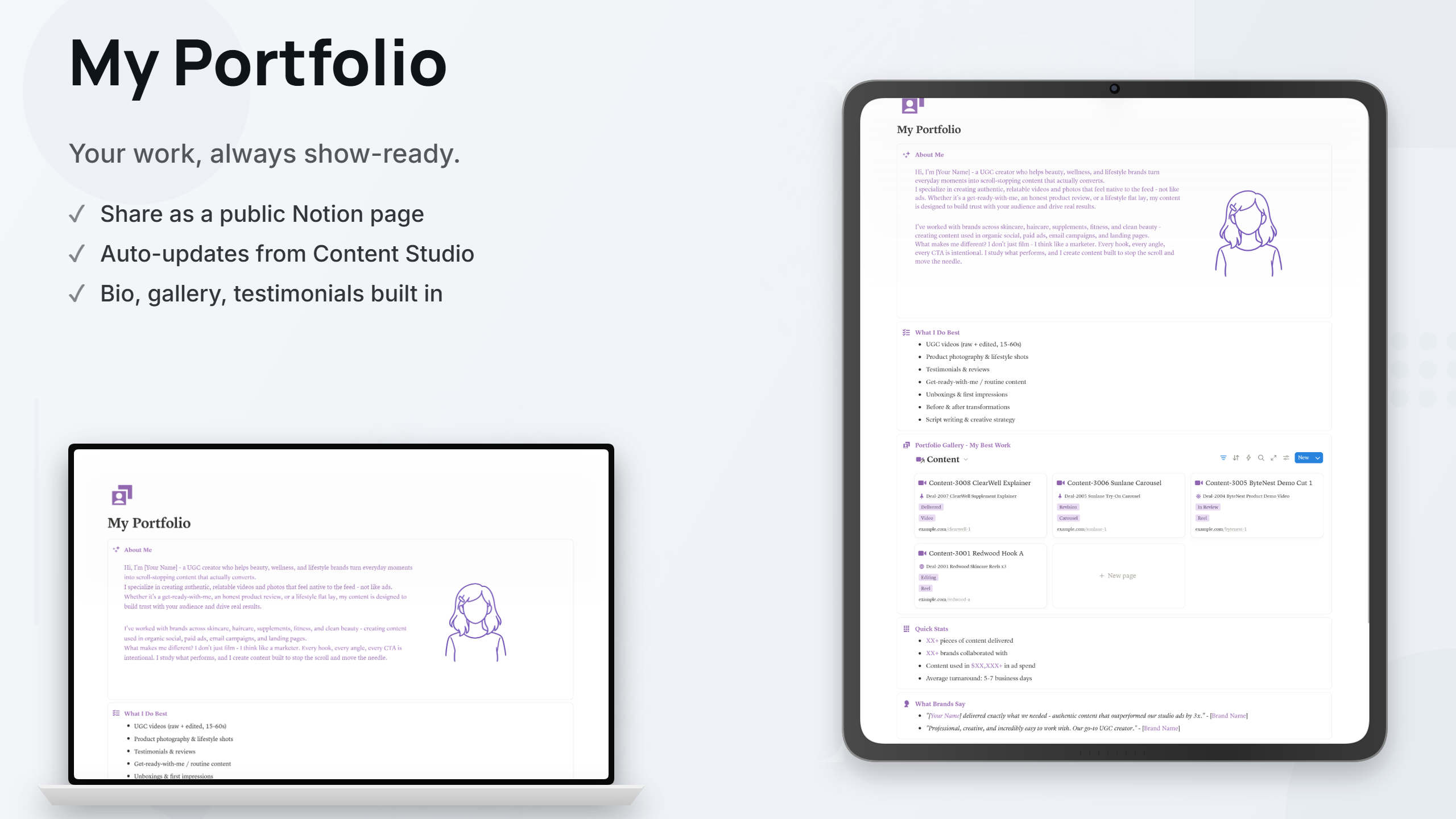 UGC Creator OS - Briefs, Brands & Invoicing - view 4