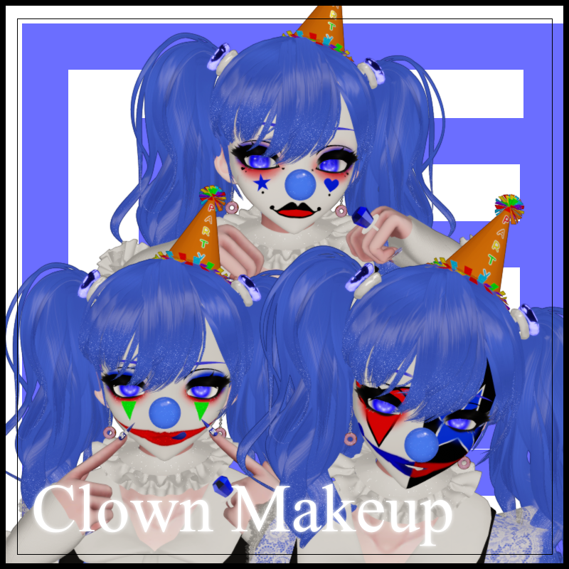 Clown Makeup Textures For Chiyo Head