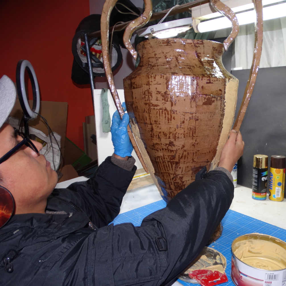 How to make UEFA Champions League Trophy from cardboard! #championsleague 