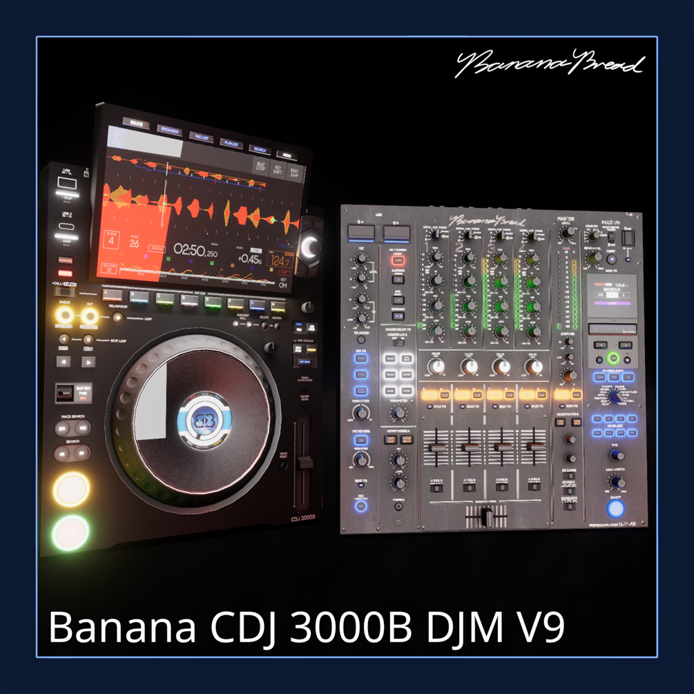 Banana CDJ 3000B & DJM A9