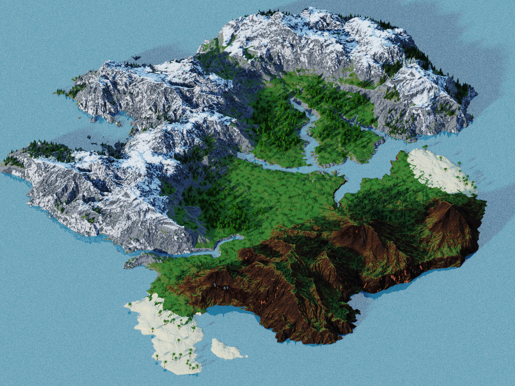 2k X 2k Forest Mountain Minecraft Map Custom Worldpainter Wold   Juxad3mgd7bj2jowsc7kkyglep7f