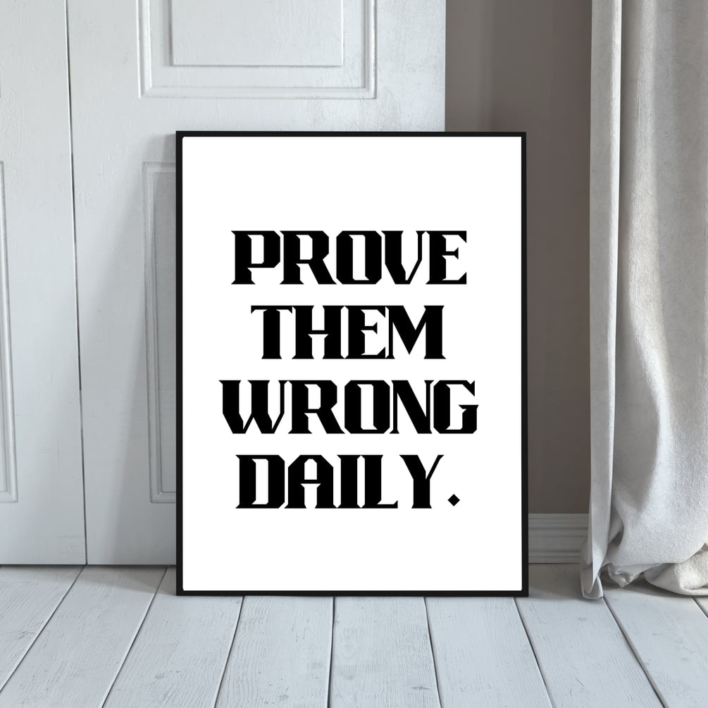 Bold Motivational Wall Decor - Pinterest