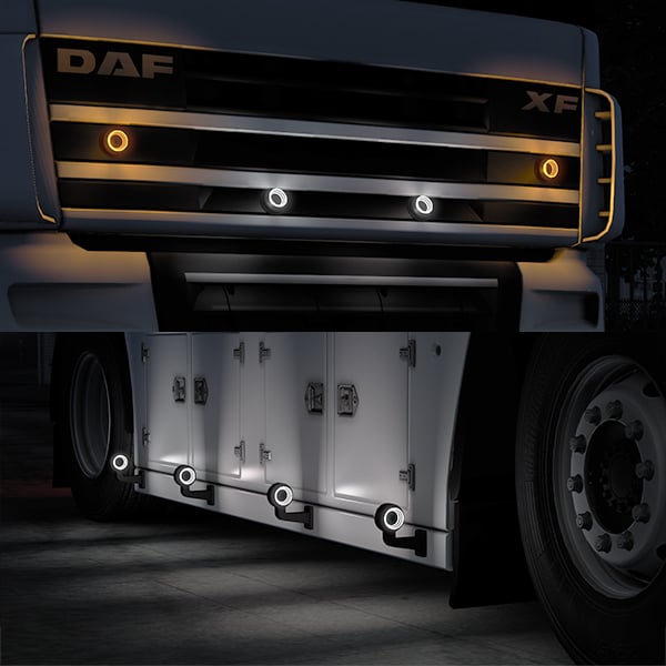 For9t Geo White & Amber LED Side Markers by HishamGT5