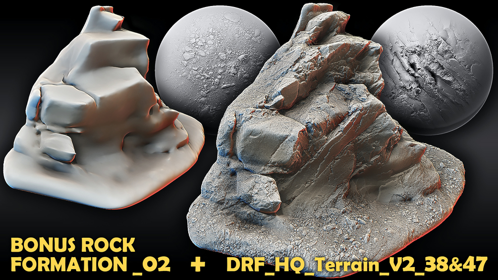 ArtStation - Rock Sculpt Brushes