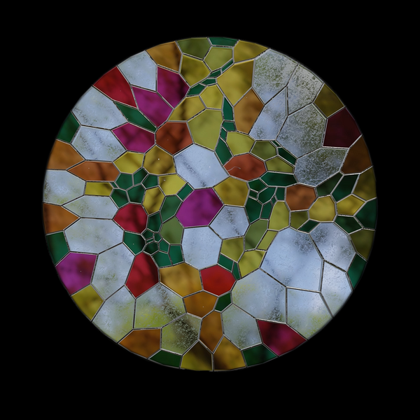 Procedural Suncatcher (Stained Glass Window) | Blender, Geometry Nodes by Codesignprojects | Blends, setups, coffee
