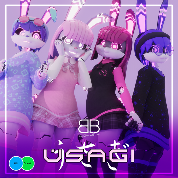 [Original 3D Model] USAGI VRChat Base + Avatars || PC + Quest by Battle Bunny Mods