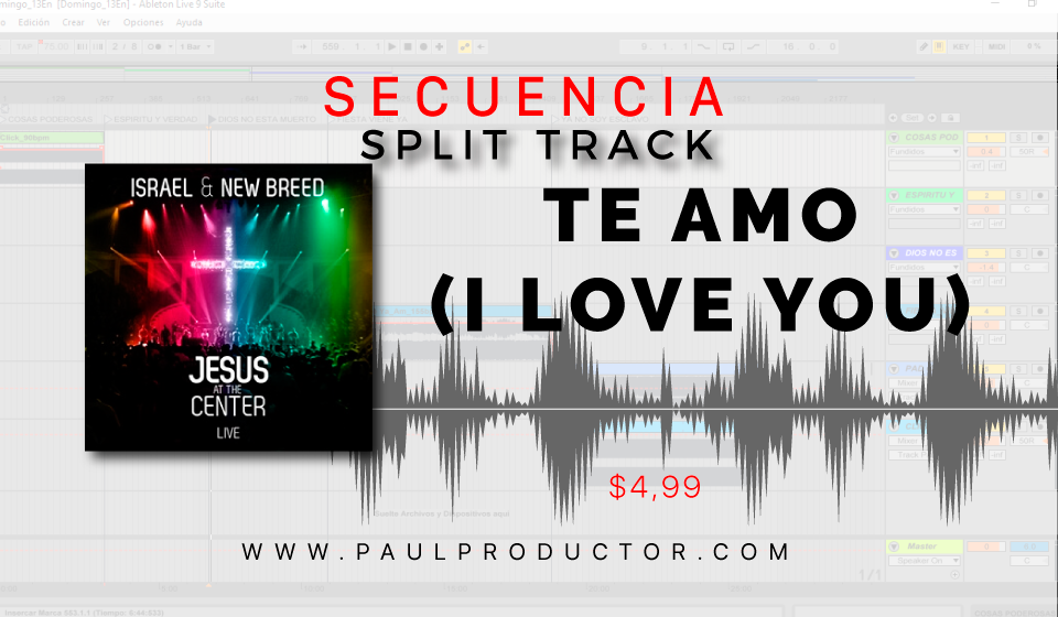 Te Amo (I LOVE YOU) Israel Houghton & New Breed Split Track